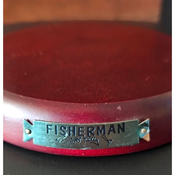 Emmet Kelly Jr: FISHERMAN 5" Figurine Round Base - Picture 2 of 2